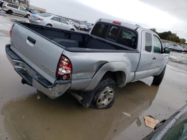 5TETU62N45Z056317 - 2005 TOYOTA TACOMA PRERUNNER ACCESS CAB SILVER photo 3