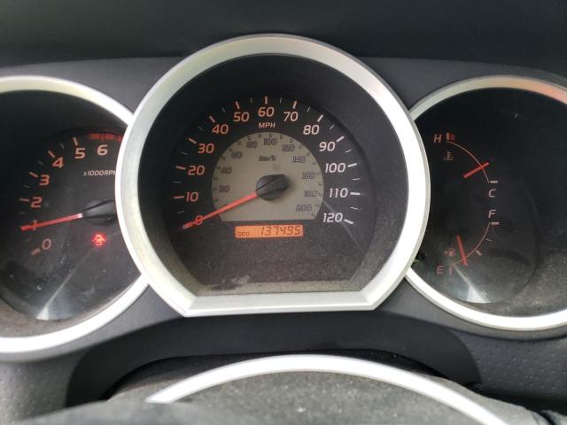 5TETU62N45Z056317 - 2005 TOYOTA TACOMA PRERUNNER ACCESS CAB SILVER photo 9