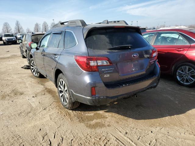 4S4BSENC0H3434749 - 2017 SUBARU OUTBACK 3.6R LIMITED GRAY photo 2