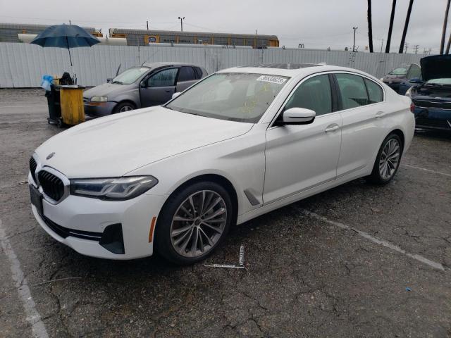 WBA53BH05MWW94990 - 2021 BMW 5 SERIES I თეთრი ფოტო 1