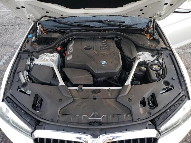 WBA53BH05MWW94990 - 2021 BMW 5 SERIES I თეთრი ფოტო 11