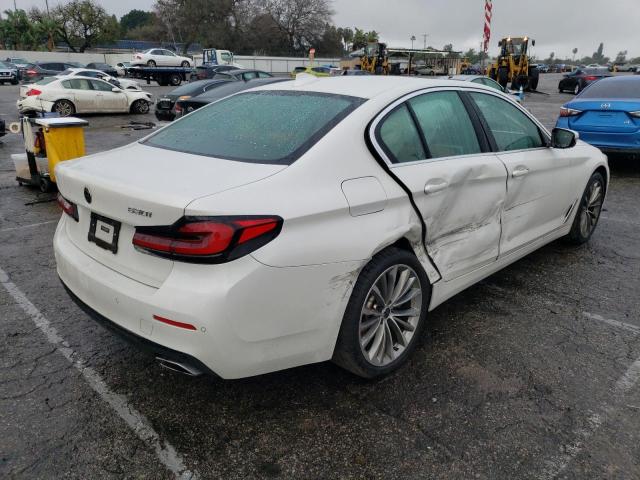 WBA53BH05MWW94990 - 2021 BMW 5 SERIES I თეთრი ფოტო 3