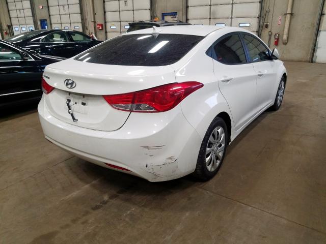 5NPDH4AE7CH128514 - 2012 HYUNDAI ELANTRA GLS  photo 4