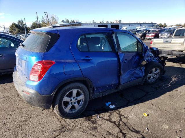 KL7CJPSB6FB064653 - 2015 CHEVROLET TRAX 1LS BLUE photo 3