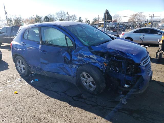 KL7CJPSB6FB064653 - 2015 CHEVROLET TRAX 1LS BLUE photo 4