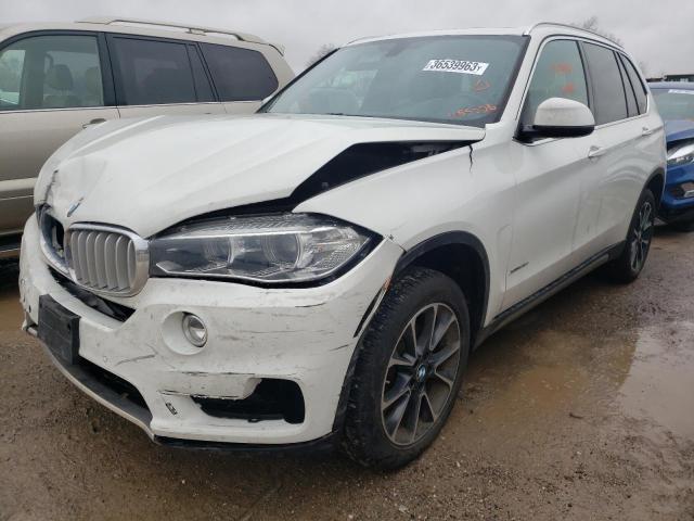 5UXKR0C57H0U55556 - 2017 BMW X5 XDRIVE35I WHITE photo 1