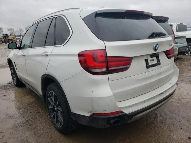 5UXKR0C57H0U55556 - 2017 BMW X5 XDRIVE35I WHITE photo 2