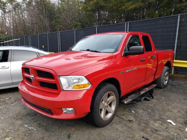 1C6RD6FT8CS157212 - 2012 DODGE RAM 1500 ST RED photo 1