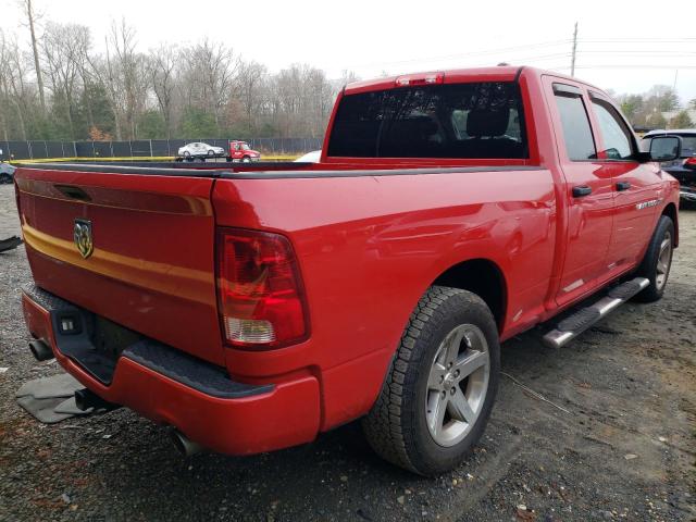 1C6RD6FT8CS157212 - 2012 DODGE RAM 1500 ST RED photo 3