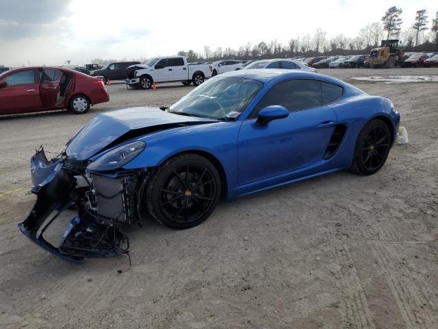 WP0AA2A89JK260579 - 2018 PORSCHE CAYMAN BLUE photo 1