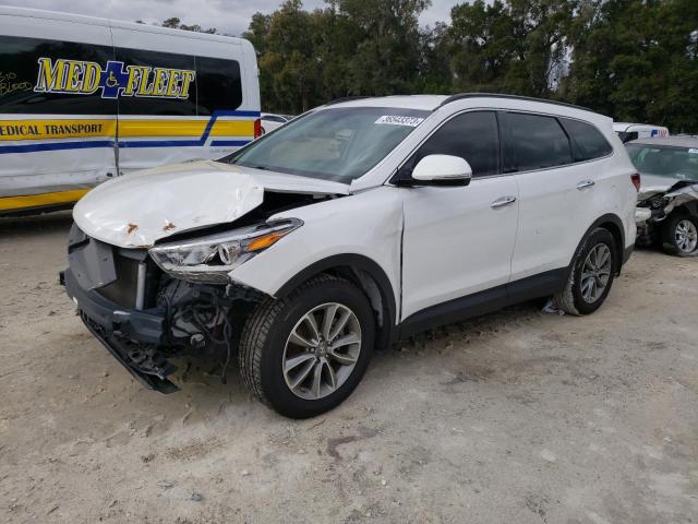 KM8SN4HF3HU221103 - 2017 HYUNDAI SANTA FE SE WHITE photo 1