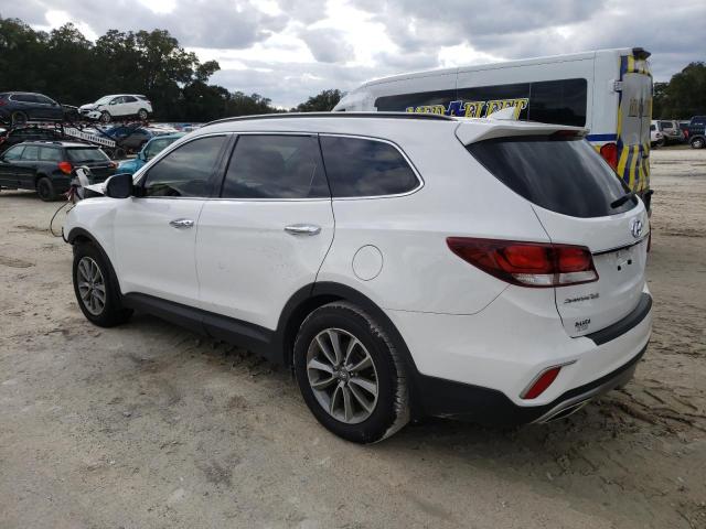 KM8SN4HF3HU221103 - 2017 HYUNDAI SANTA FE SE WHITE photo 2