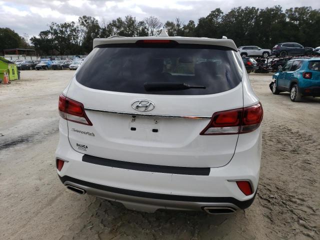 KM8SN4HF3HU221103 - 2017 HYUNDAI SANTA FE SE WHITE photo 6