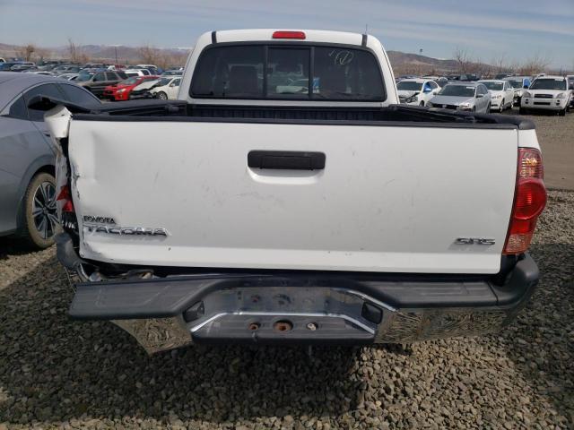 5TEUX42NX8Z513605 - 2008 TOYOTA TACOMA ACCESS CAB WHITE photo 6