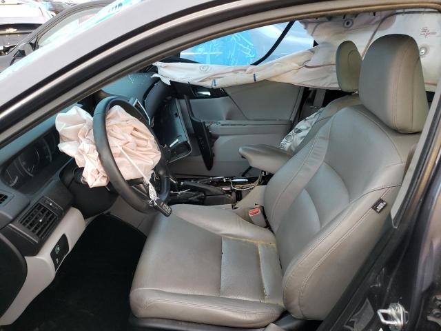 1HGCR2F87DA236304 - 2013 HONDA ACCORD EXL GRAY photo 7