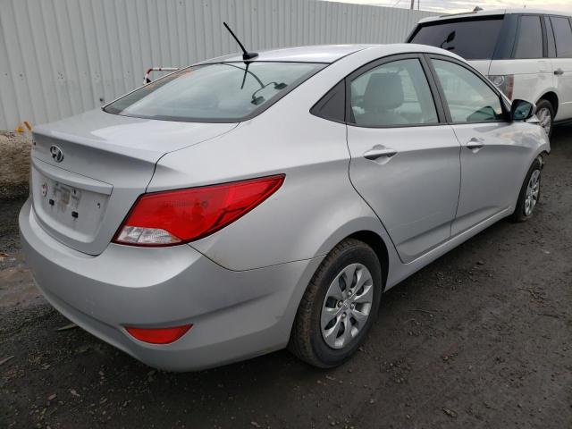 KMHCT4AE0HU269220 - 2017 HYUNDAI ACCENT SE SILVER photo 4