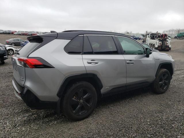 2T3E6RFV5MW029152 - 2021 TOYOTA RAV4 XSE SILVER photo 3