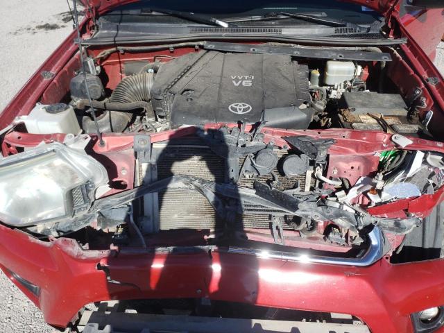 5TFLU4EN3DX069050 - 2013 TOYOTA TACOMA DOUBLE CAB 红色 照片 11