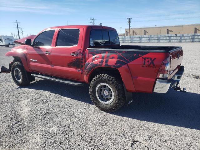 5TFLU4EN3DX069050 - 2013 TOYOTA TACOMA DOUBLE CAB 红色 照片 2
