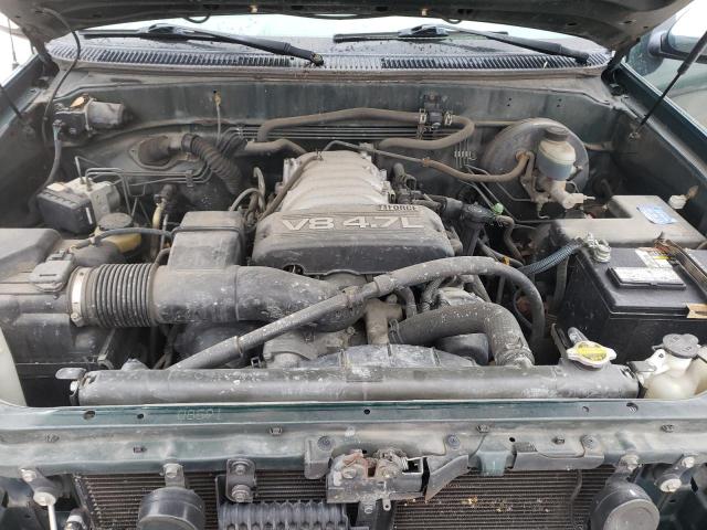 5TBBT44154S442665 - 2004 TOYOTA TUNDRA ACCESS CAB SR5 GREEN photo 11