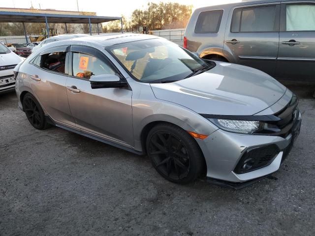 SHHFK7H91KU423687 - 2019 HONDA CIVIC SPORT TOURING SILVER photo 4