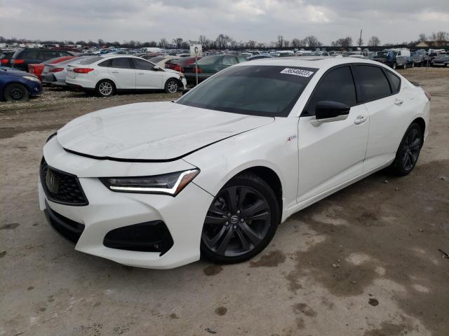 19UUB6F55NA000645 - 2022 ACURA TLX TECH A WHITE photo 1