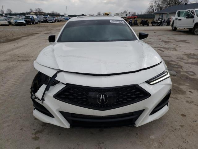 19UUB6F55NA000645 - 2022 ACURA TLX TECH A WHITE photo 5