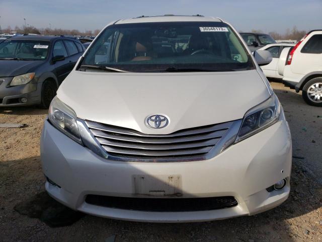 5TDYK3DC2FS598262 - 2015 TOYOTA SIENNA XLE WHITE photo 5