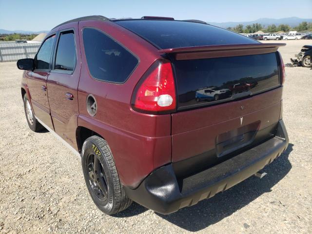 3G7DB03E44S543156 - 2004 PONTIAC AZTEK BURGUNDY photo 3