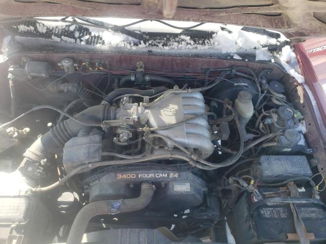 5TEGN92N51Z816250 - 2001 TOYOTA TACOMA DOUBLE CAB PRERUNNER BURGUNDY photo 7