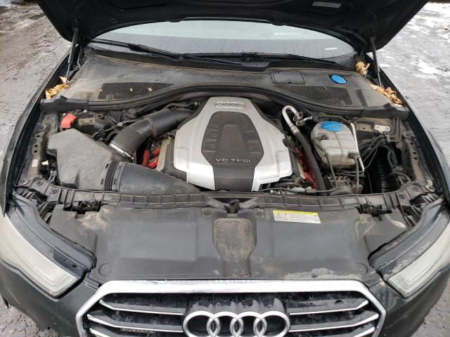 WAUHGAFC9GN001258 - 2016 AUDI A6 PRESTIGE შავი ფოტო 11