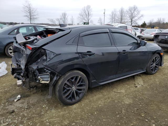 SHHFK7H41MU421719 - 2021 HONDA CIVIC SPORT Schwarz Foto 3