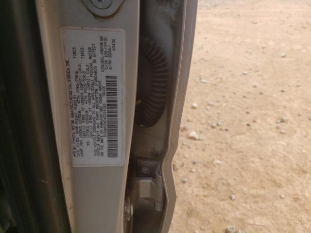 5TEGN92N04Z334919 - 2004 TOYOTA TACOMA DOUBLE CAB PRERUNNER SILVER photo 12