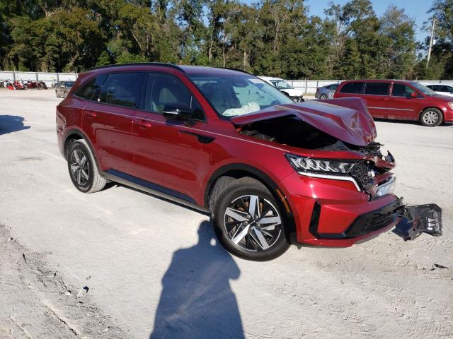 5XYRL4LC7NG126823 - 2022 KIA SORENTO S RED photo 4