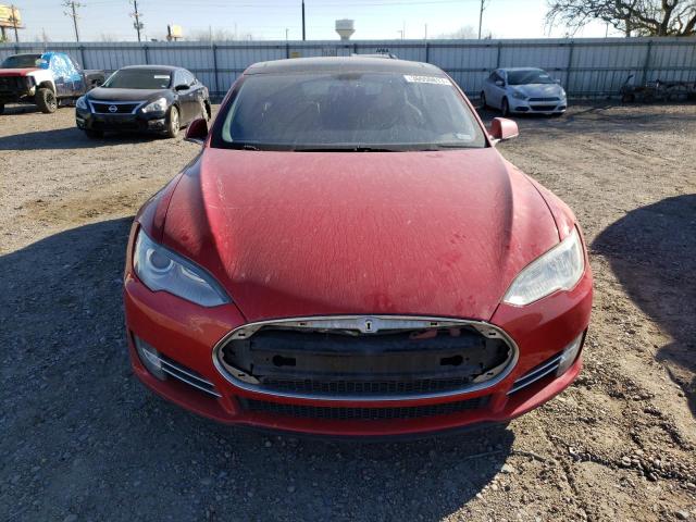5YJSA1CP0DFP26842 - 2013 TESLA MODEL S Կարմիր լուսանկար 11