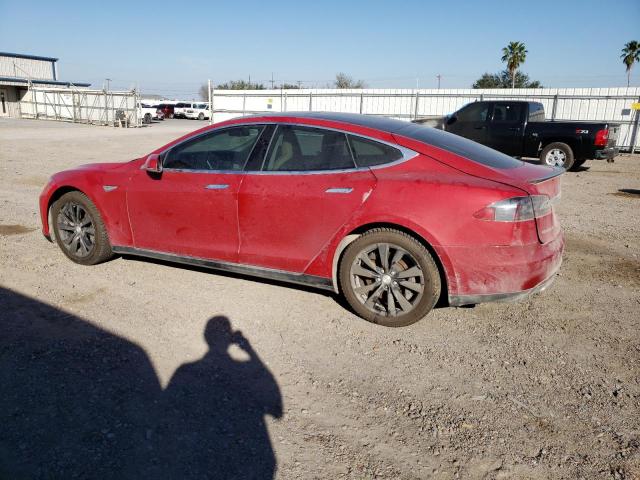 5YJSA1CP0DFP26842 - 2013 TESLA MODEL S Կարմիր լուսանկար 2