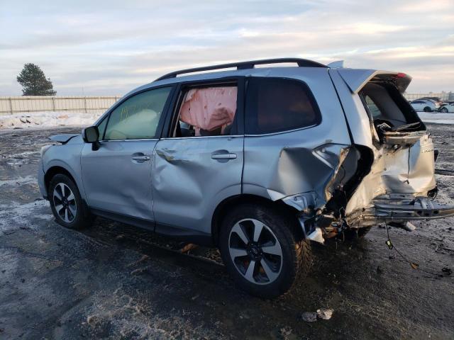 JF2SJARC8JH443946 - 2018 SUBARU FORESTER 2.5I LIMITED SILVER photo 2