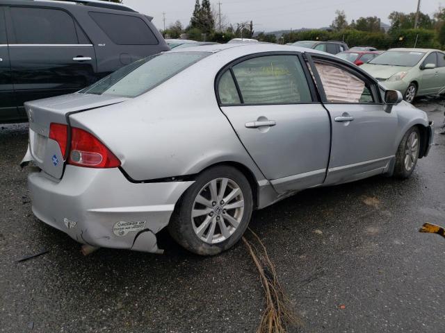 1HGFA46577L000735 - 2007 HONDA CIVIC GX SILVER photo 3