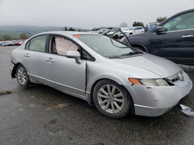 1HGFA46577L000735 - 2007 HONDA CIVIC GX SILVER photo 4