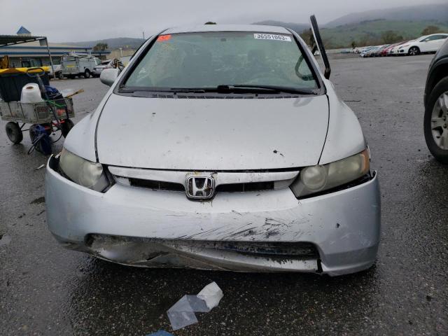 1HGFA46577L000735 - 2007 HONDA CIVIC GX SILVER photo 5