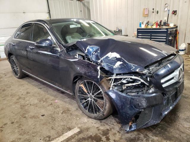 WDDWF8EB9KR481324 - 2019 MERCEDES-BENZ C CLASS 300 4MATIC BLUE photo 4