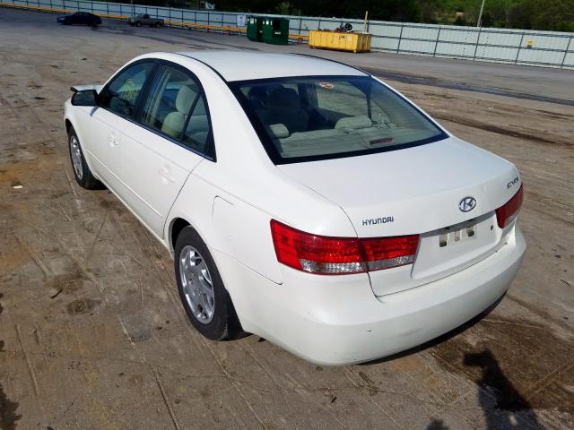 5NPET46C37H221711 - 2007 HYUNDAI SONATA GLS  photo 3