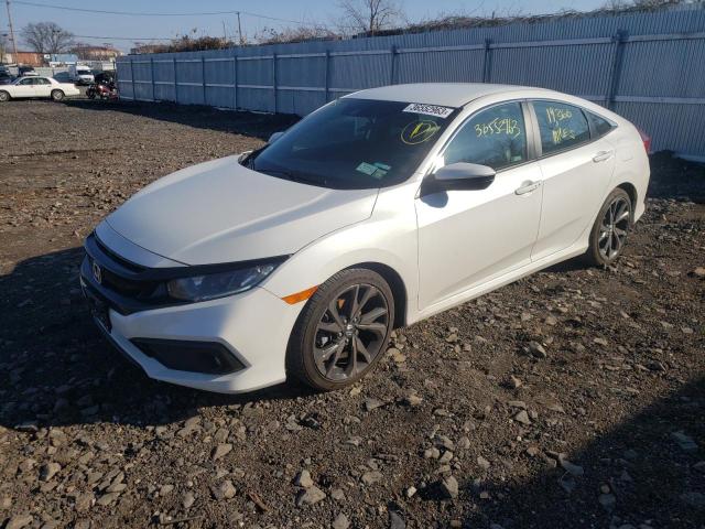 19XFC2F82ME200093 - 2021 HONDA CIVIC SPORT Blanc photo 1