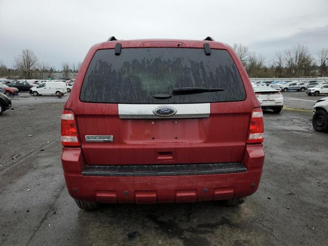 1FMCU9E76BKB30475 - 2011 FORD ESCAPE LIMITED RED photo 6