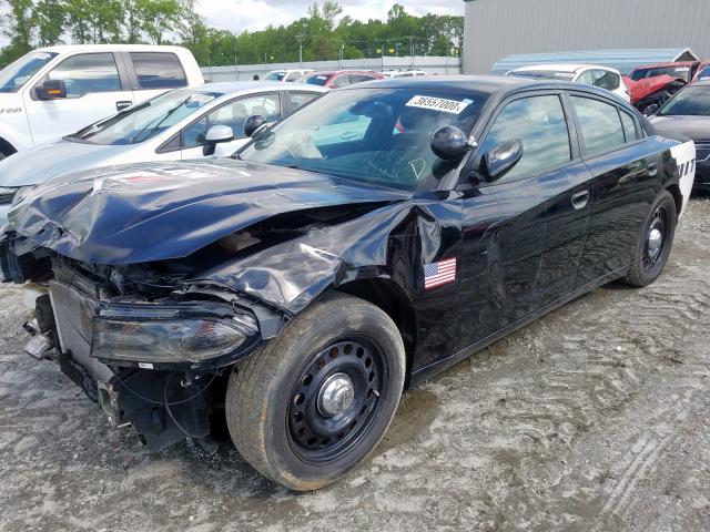 2C3CDXKT2FH501028 - 2015 DODGE CHARGER POLICE  photo 2