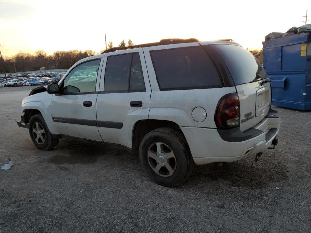 1GNDT13SX42316616 - 2004 CHEVROLET TRAILBLAZE LS WHITE photo 2