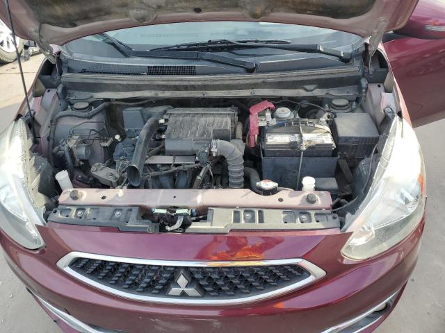 ML32A4HJ1HH010630 - 2017 MITSUBISHI MIRAGE SE BURGUNDY photo 11