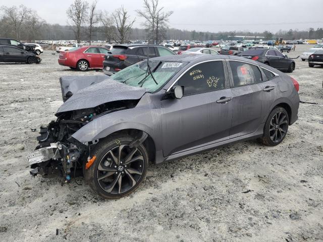 2HGFC2F82LH575745 - 2020 HONDA CIVIC SPORT GRAY photo 1