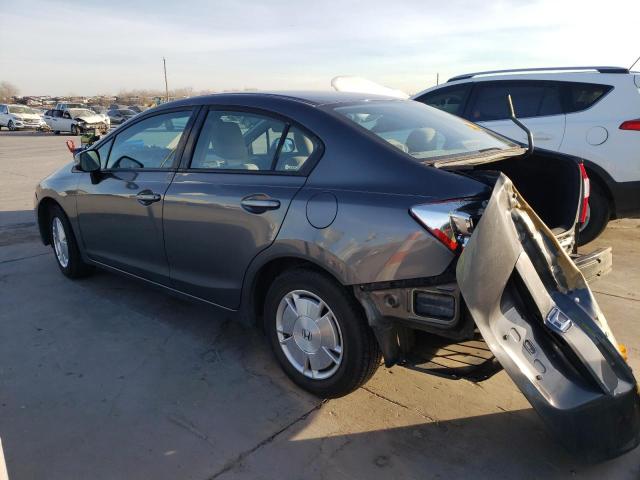 2HGFB2F63CH556364 - 2012 HONDA CIVIC HF GRAY photo 2