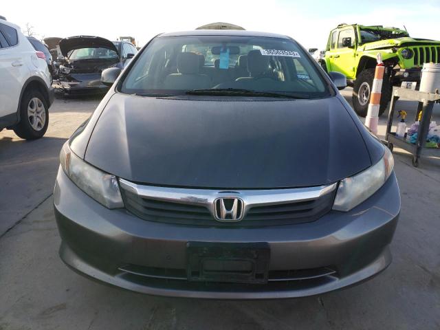 2HGFB2F63CH556364 - 2012 HONDA CIVIC HF GRAY photo 5